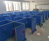 北京某中学―机考卡座屏风电脑桌