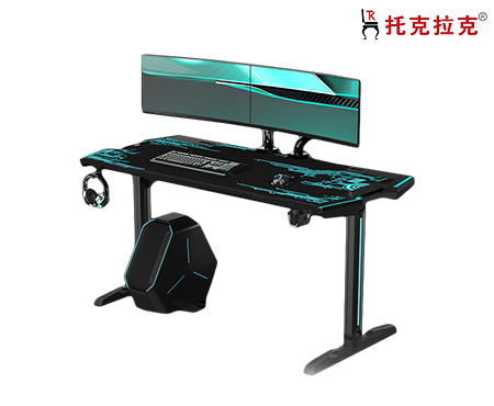 TKLK-DJZ02 简约办公书桌子 宿舍碳纤维竞技游戏桌